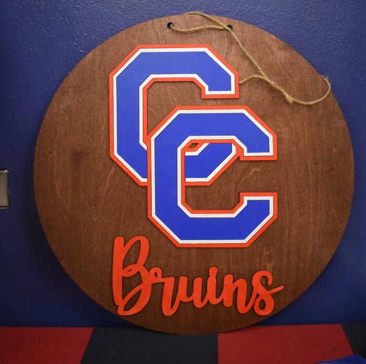 CC Bruins Door Hanger